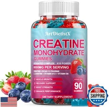 Creatine Monohydrate 8000mg Gummies with BCAA, L-Carnitine, Taurine and Vitam