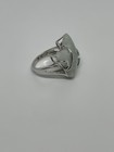 Sterling Silver 925 Butterfly Jade Ring Size 7 — photo 2