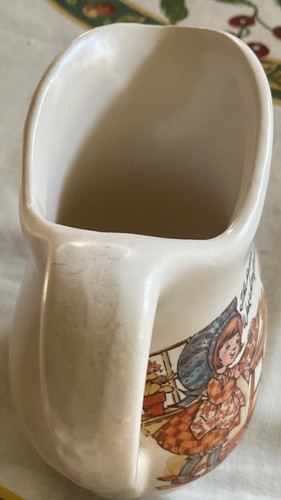 Vintage McCoy USA Kids Baking Cookies Creamer Pitcher Country Accent Scene - Picture 10 of 18