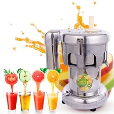 110V Commercial Fruit and Vegetable Juicer Centrifugal Juice Machine 750W