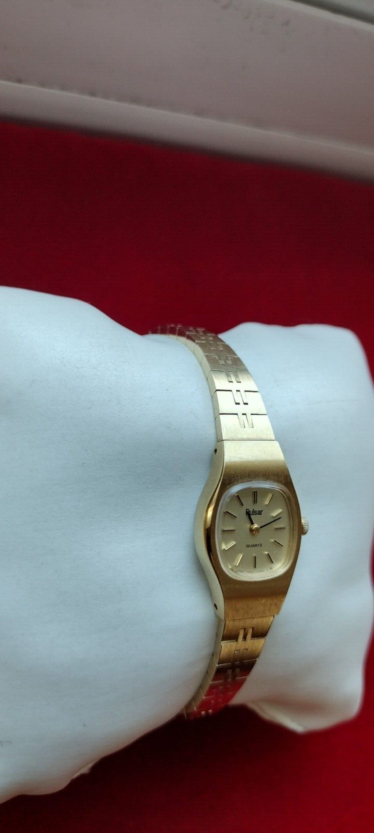VTG. Pulsar By Seiko Ladies Quartz Gold Tone Wristwatch  display picture 2