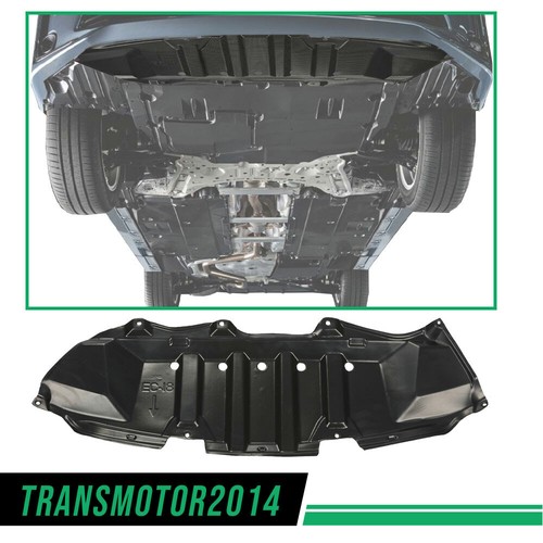 Black Front Engine Splash Shield Under Cover Fit For 2009-2013 Toyota Corolla - Picture 4 of 9