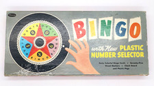 Vintage Whitman Bingo With Plastic Number Selector Game