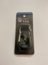 Brand New New York Jets NFL Logo Key Fob Tag Keychain
