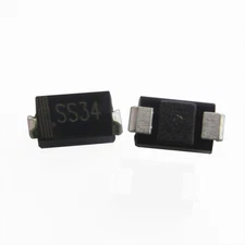 100PCS SS34 Vishay DIODE SCHOTTKY 40V 3A NEW