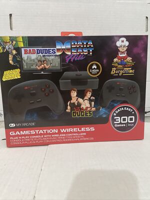 MY ARCADE GameStation Wireless Plug Play Console 300+