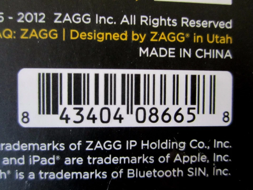 ZAGG Keys PRO Bluetooth Keyboard for iPad 2/3/4 Aluminum w/o Backlight *NIB - Image 4 of 4