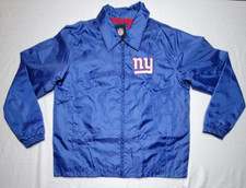 NFL New York Giants Blue G-III Apparel Group Size XL Windbreaker Jacket Light