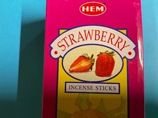 HEM Incense Sticks.  120ct box STRAWBERRY