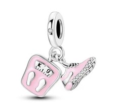 Fitness Charm, Fitness Jewelry, S925 Silver, Run Charm, Run Jewelry