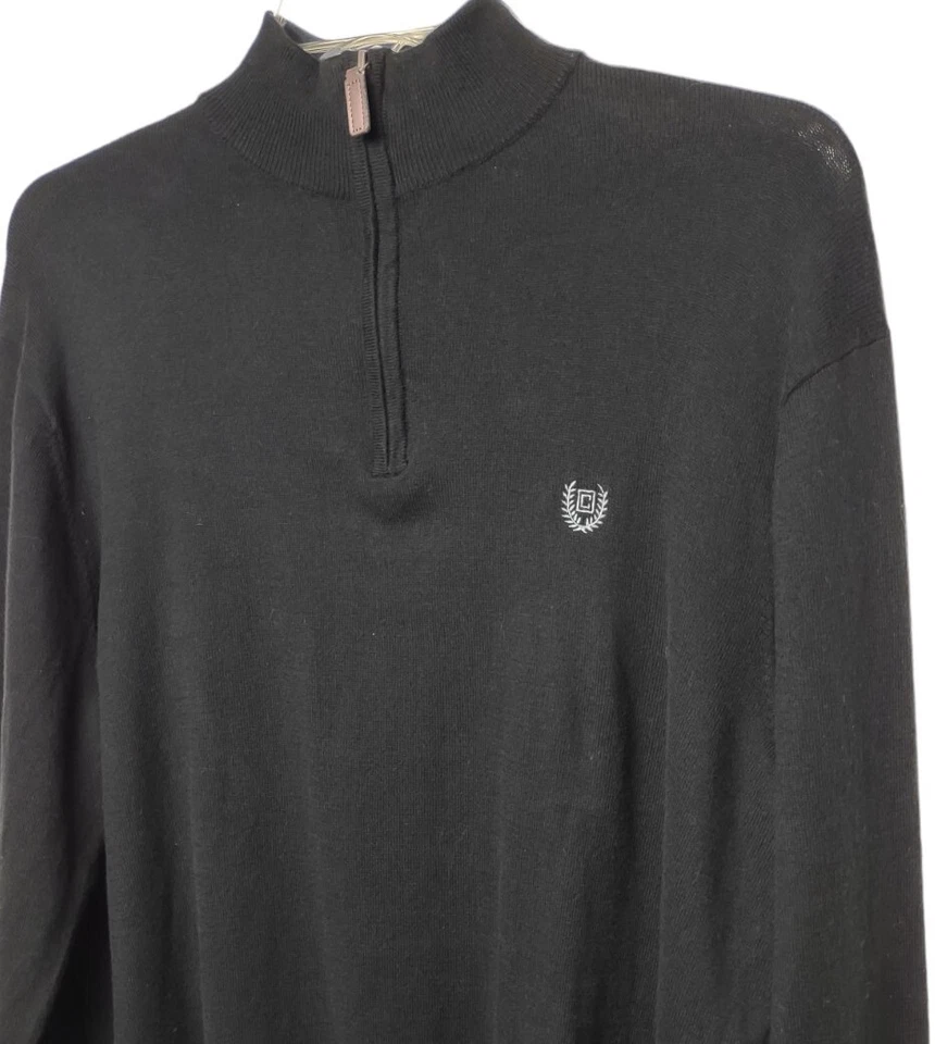 Chaps Pullover Zip Sweater XL Cotton Cashmere  - Image 2 of 4