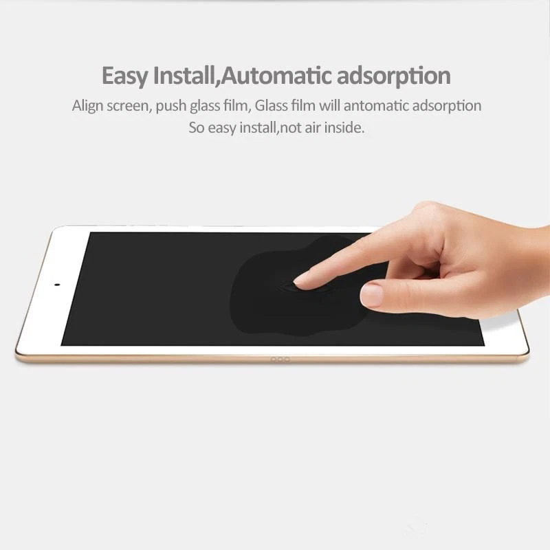 2 Pieces Premium Clear Tempered Glass Screen Protector for Apple iPad Mini 1/2/3 - Image 2 of 4