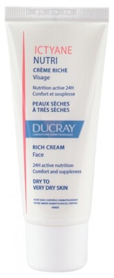 Ducray Ictyane NUTRI Rich 40ml Moisturizing Face  Dry TO VERY DRY SKIN