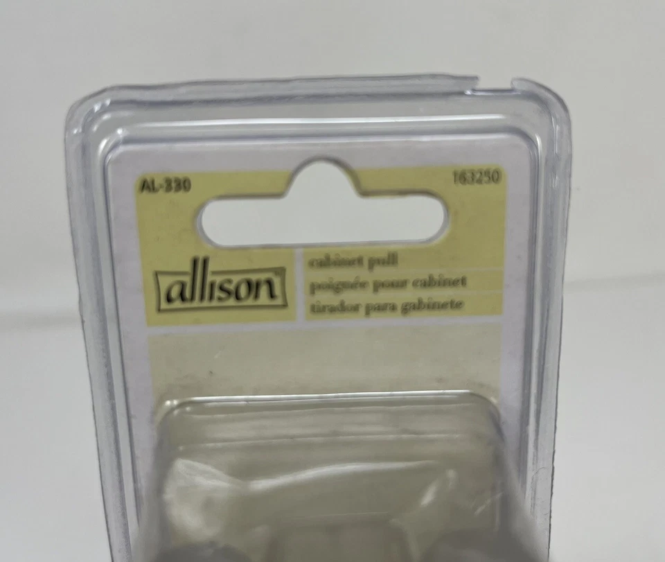 Par de tiradores de gabinete Allison cromados estilo moderno nuevos Foto 4 de 4