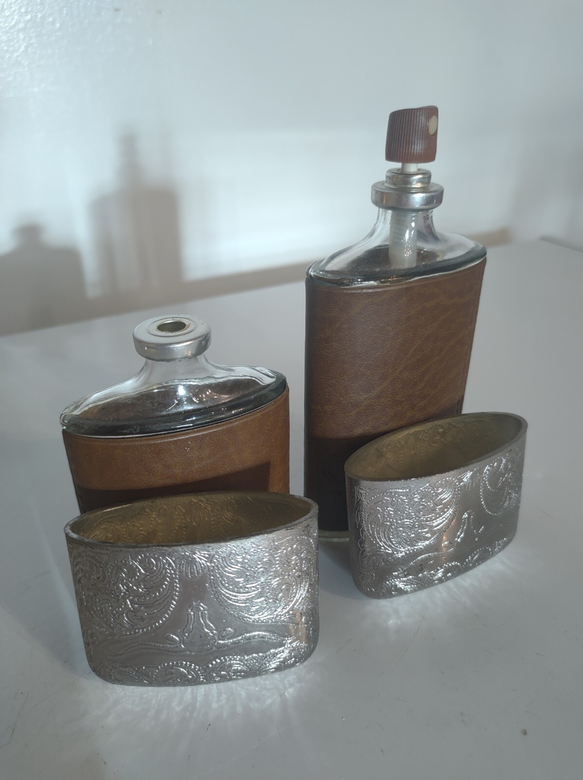 Vintage Advertising Display Chaps Ralph Lauren Cologne Splash Empty Bottles