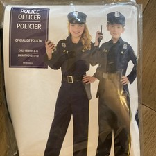 Police Office Kid's Halloween Costume Size Medium 8-10
