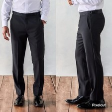NWT The BLK TUX Black Tuxedo Dress Pants Slim-Fit Men  s Size W30 X L28