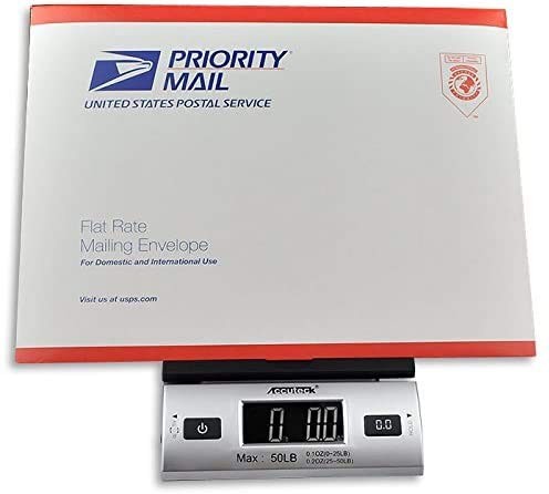 Accuteck S 50lbx0.2oz All-In-One Digital Shipping Postal Scale W/AC Postage - Picture 3 of 4