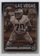 2024 Topps Chrome Rookies Sepia Refractor Jackson Powers-Johnson #294 5aj
