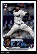 2023 Topps Update #320 George Soriano Marlins RC 8 - NM/MT