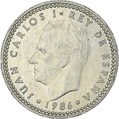 [#932409] Münze, Spanien, Peseta, 1986 - Bild 1 von 2