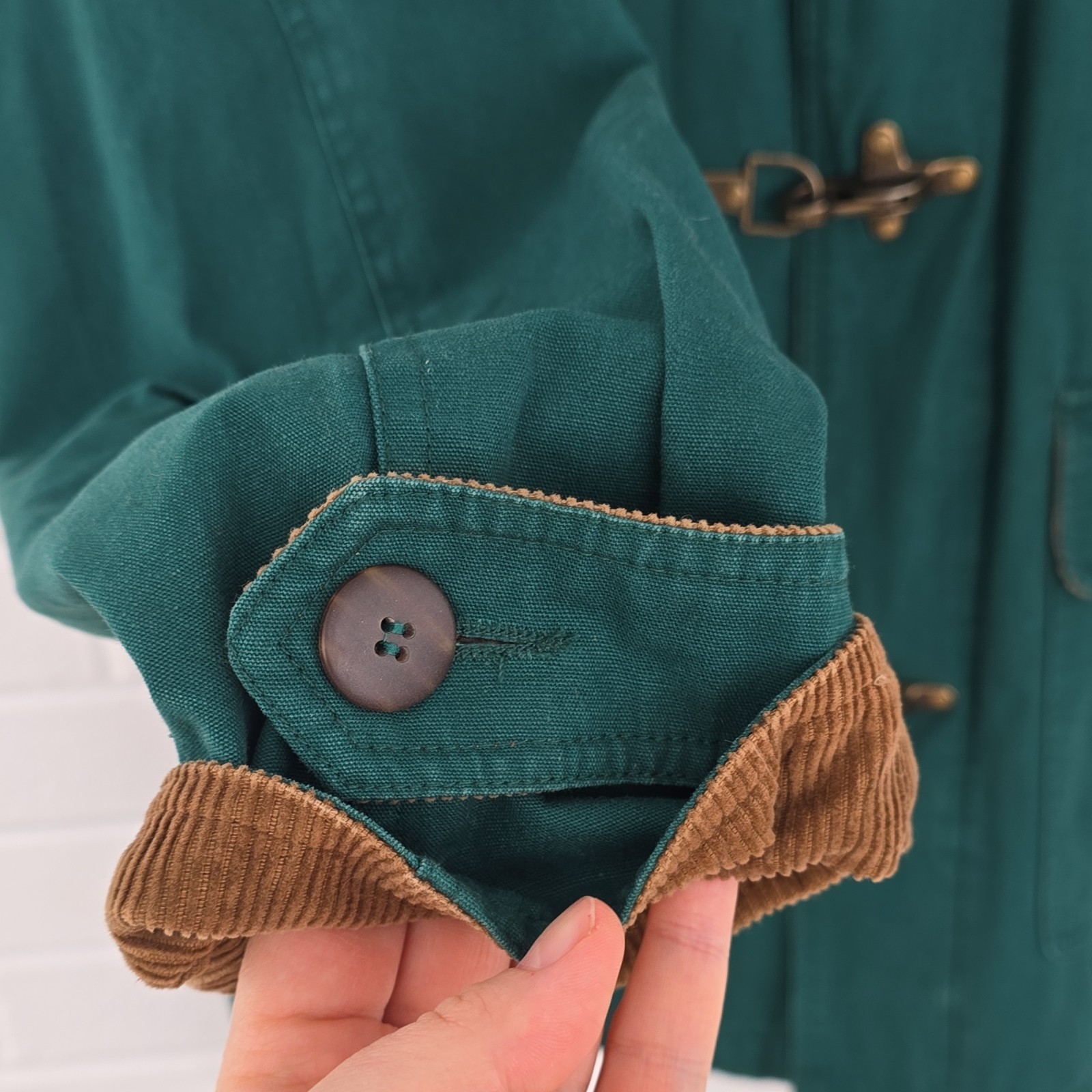 J.McLaughlin  Green Field Jacket Toggle Corduroy … - image 7