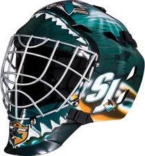 San Jose Sharks Unsigned Franklin Sports Full-Size Goalie Mask