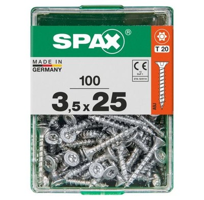 Spax Universalschrauben 3.5 x 25 mm TX 20 - 100 Stk.  Schraube