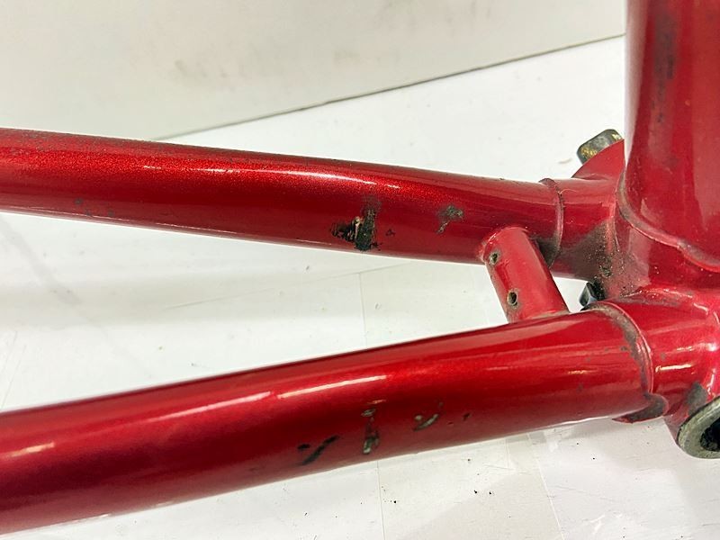 3RENSHO Super Record Export Chromoly Road Freme Set Red ST530