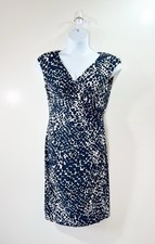 Lauren Ralph Lauren Womens Dress M 10 Side Ruching Classic Wedding Guest Office