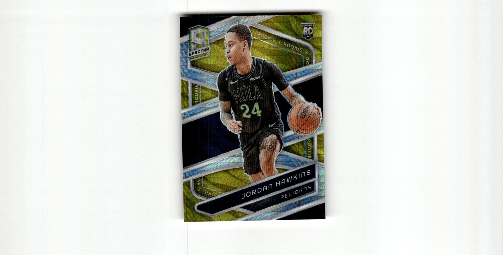 2023-24 Panini Spectra Jordan Hawkins Gold #/10 Rookie #143