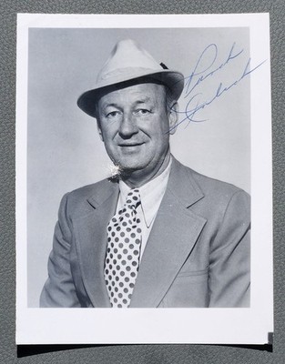 George Punch Imlach Signed Photo Auto Toronto Maple Leafs HOF (Deceased, 1987)