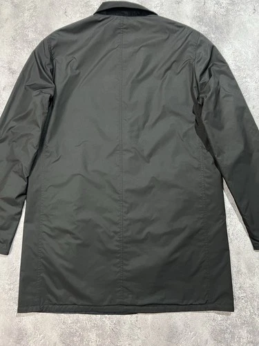 ⁠VTG Calvin Klein Collection Italy Reversible Coat Jacket Mens L 50 Dark Navy⁠ image 20