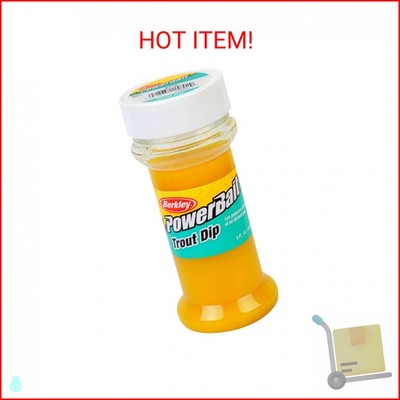 Berkley PowerBait Trout Dip PowerBait  with Corn 5 oz Bottle, Unique Dipping Sys