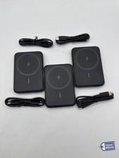 Anker MagGo 5000mAh Magnetic Wireless Power Bank w/Kickstand Black 3-Pack 1 