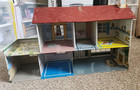 Vintage Marx Metal Litho Toy Dollhouse 1950s Mid Century Decor w/ Orig Furniture — photo 1