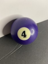 Billiard Pool Ball Replacement Vintage Ball Standard Regulation 4 Purple