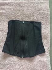 black waist trainer corset size large
