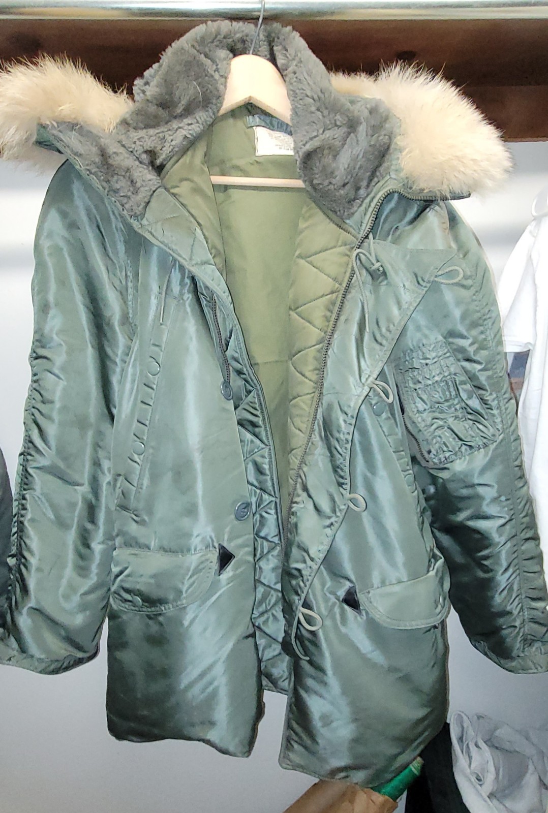 Vintage 70s US Military Extreme Cold Weather N-3B Parka Jacket Size Medium