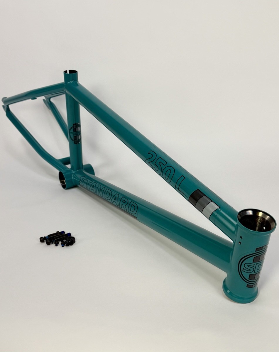 New Standard Byke Co 250L BMX Frame 4130 CrMo 20.75” Tropical Teal