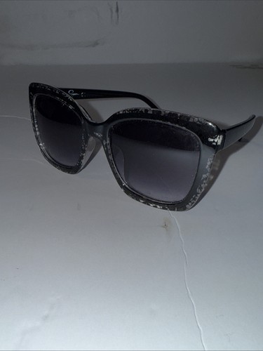 Gafas de sol Jessica Simpson de gran tamaño marco de plástico de encaje negro y transparente J5924-OXLC - Imagen 8 de 10