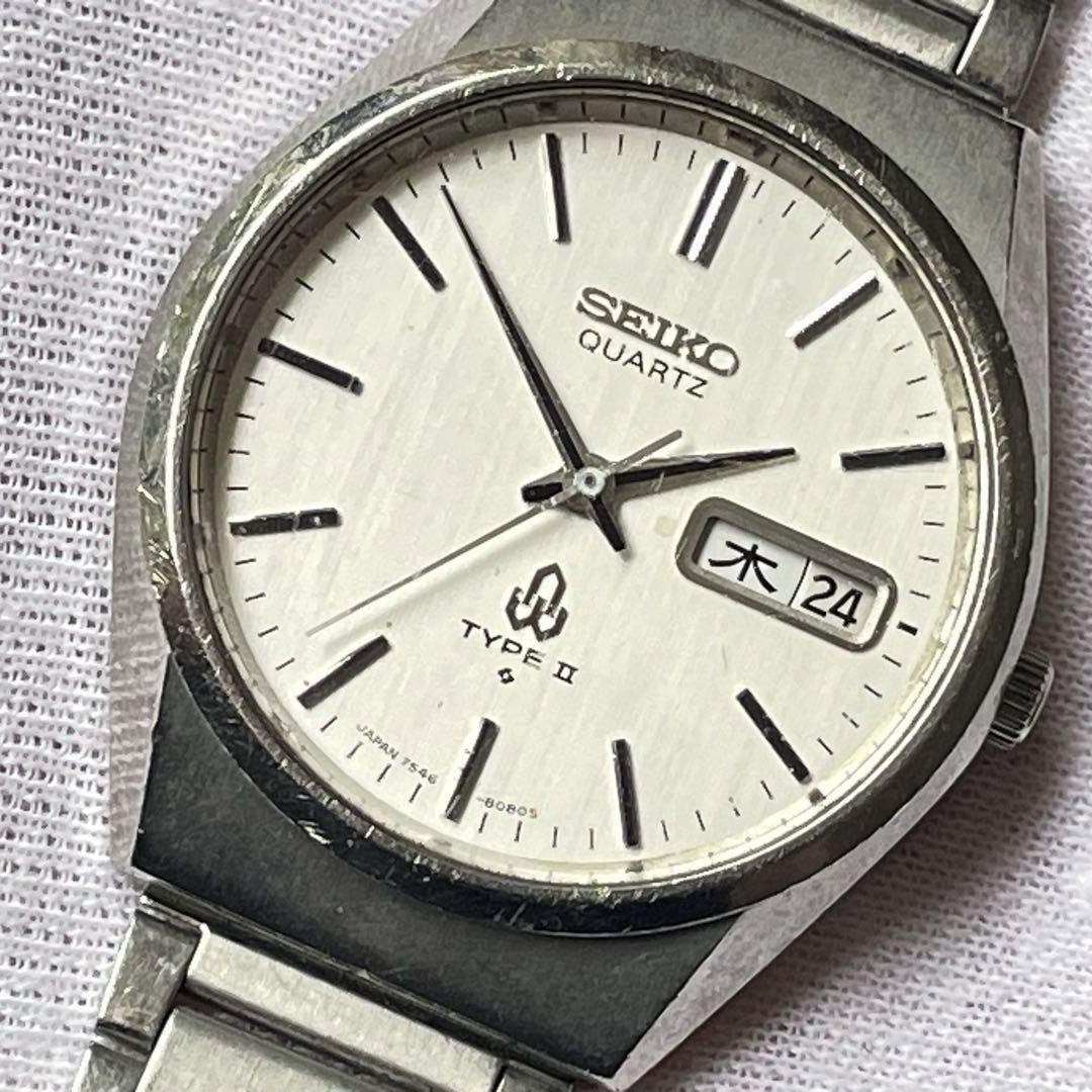 SEIKO Watch From Japan SEIKO TYPE II 7546-8070 SUWA VINTAGE
