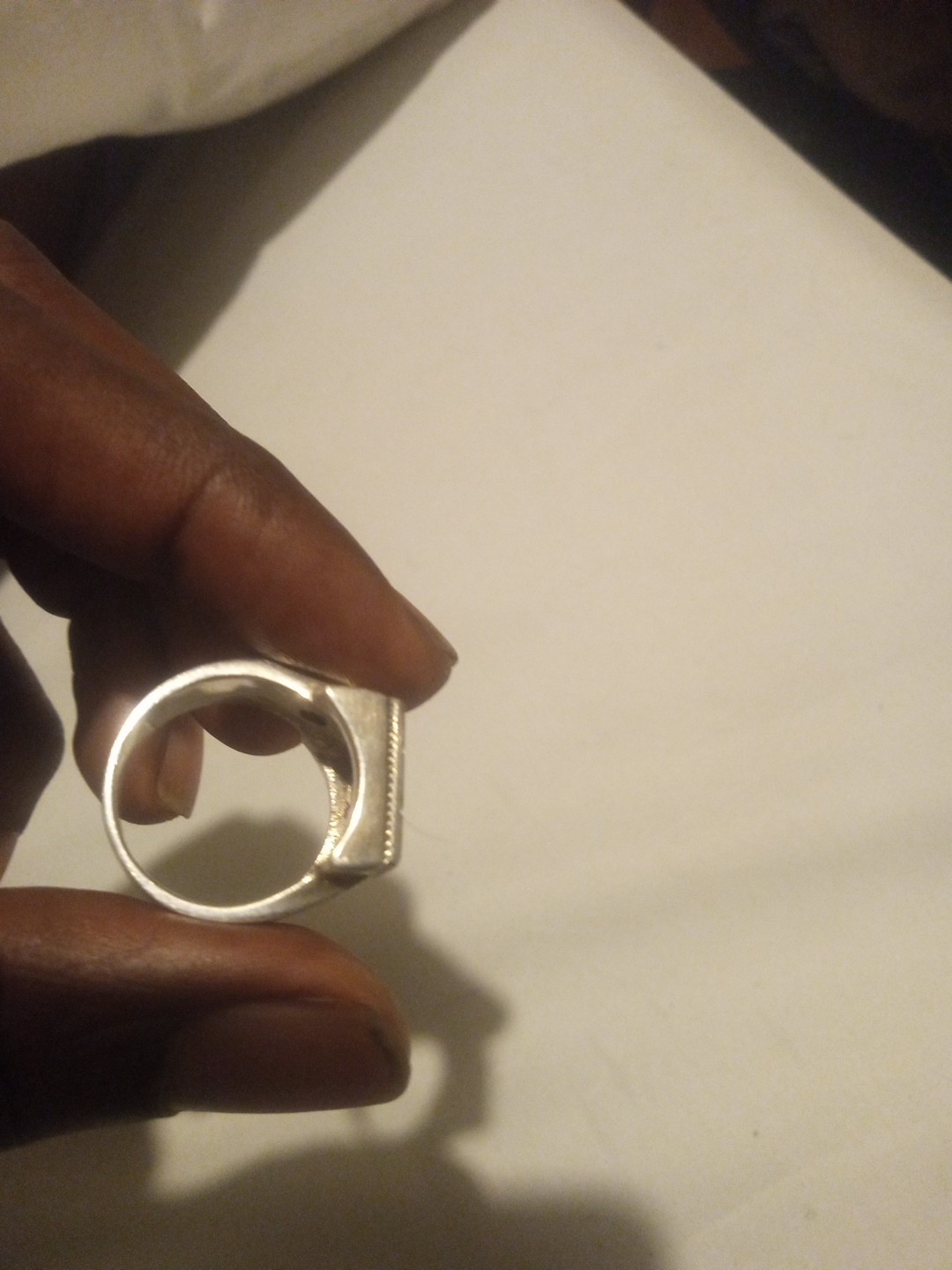 Sterling Silver Handmade Ruby Ring - image 5