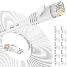 Ethernet Cable 25 ft, Cat 6e/Cat6 Ethernet Cable High Speed with Network Patc...
