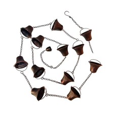 Łańcuchy przeciwdeszczowe do rynien, metalowy łapacz deszczu do markiz zewnętrznych, podwórko