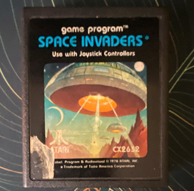 Atari Space Invaders - Atari 2600 Spielmodul/Cartridge (CX2632) 1978