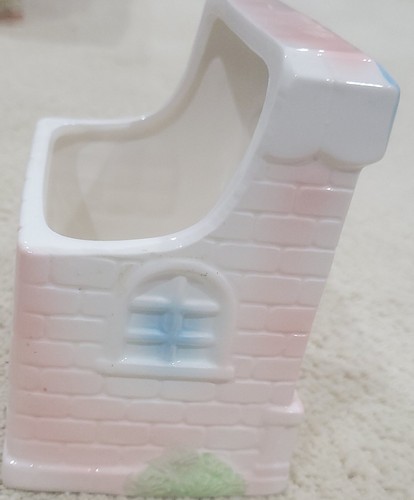 Relpo 7022 Vintage Monkey Pink Blue Baby Planter Japan - Bild 3 von 18