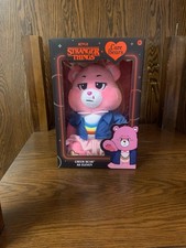 Netflix Care Bears x Stranger Things Cheer Bear as Eleven 12" PLUSH NEW 11 Pink