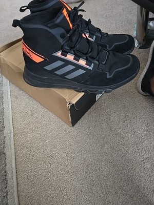 Adidas Terrex Hikster Mid Core Black Signal Orange Men's Shoes EH3529 Size 11.5