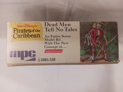 MPC Vtg Model Kit 1972 Disney PIRATES of the CARIBBEAN "Dead Men Tell No Tales" - Picture 5 of 24